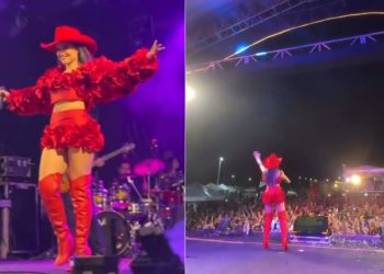 Energia e carisma de Juliette encantam público no São Pedro do BTN em Paulo Afonso mesmo após polêmicas (VÍDEOS)