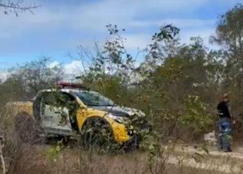 Carreta roubada em posto fiscal da BR-423 é recuperada pela SMTT em Delmiro Gouveia; motorista raptado estava amarrado