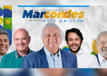 Justiça Eleitoral ordena retirada de imagens de Jerônimo e Lula da pré-campanha de Marcondes Francisco
