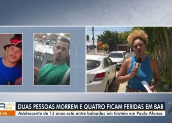 Atualização sobre ataque a tiros em bar que matou dois jovens e deixou quatro feridos em Paulo Afonso-BA