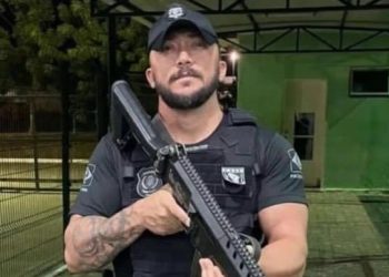 “Combati o bom combate”: policial penal Lucélio Alves é homenageado; velório ocorreu em Paulo Afonso e sepultamento em Glória 