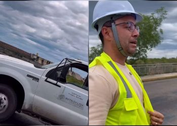 Prefeito de Paulo Afonso, Mário Galinho, inicia iluminação de LED na Ponte Metálica e faz a primeira troca