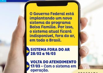 Glória-BA: Governo federal atualiza sistema do Bolsa Família e atendimento fica temporariamente suspenso; saiba data