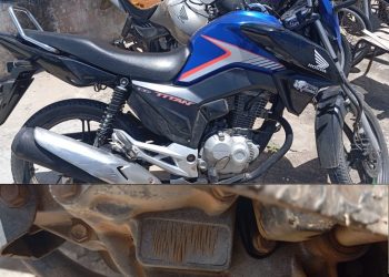 Motociclista é detido por manobra perigosa e adulteração de veículo em Coronel João Sá
