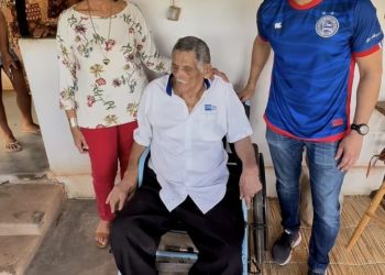 Glória-BA celebra os 116 anos de Mané Gaipó, que pode ser o homem mais velho do mundo