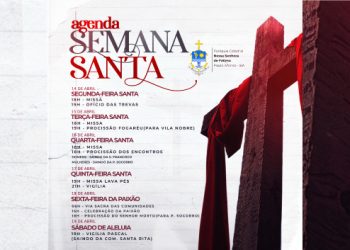 Confira a programação completa da Semana Santa 2025 na Catedral Nossa Senhora de Fátima de Paulo Afonso