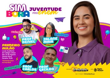 Vereadora Sheila Bello lança 1º Aulão Preparatório para o ENEM