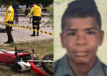 Jovem de 18 anos morre em acidente de moto na madrugada desta quinta-feira em frente à Igreja do Perpétuo Socorro