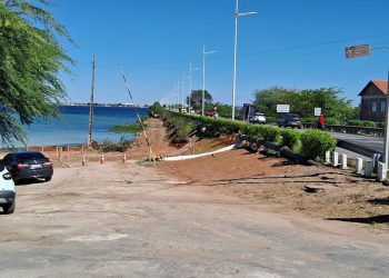 Prefeitura inicia obra da ciclovia na BA-210, no trecho do Balneário Prainha ao Economart